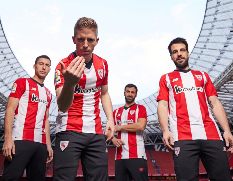 Athletic Bilbao 2018-19 New Balance Home Kit Football Shirts