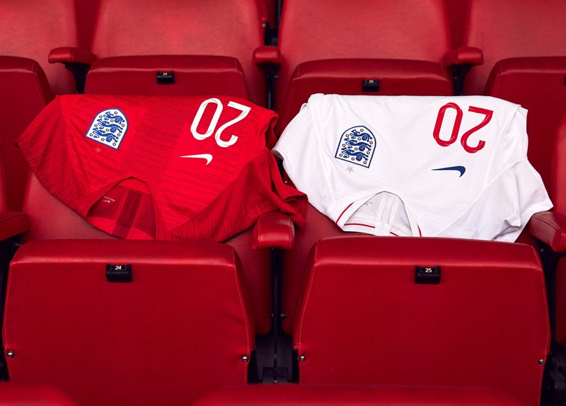 England 2018 World Cup Nike Home Kit Away Kit