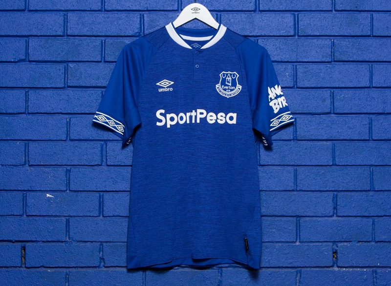 Everton 2018/19 Umbro Home Kit Football Shirts