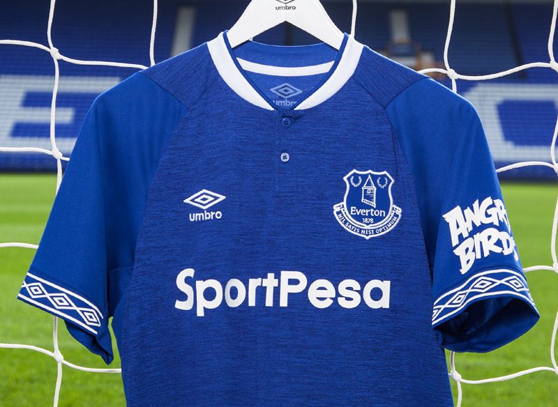 Everton 2018/19 Umbro Home Kit Football Shirts