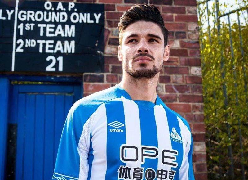 Huddersfield Town 2018-19 Umbro Home Kit Football Shirt