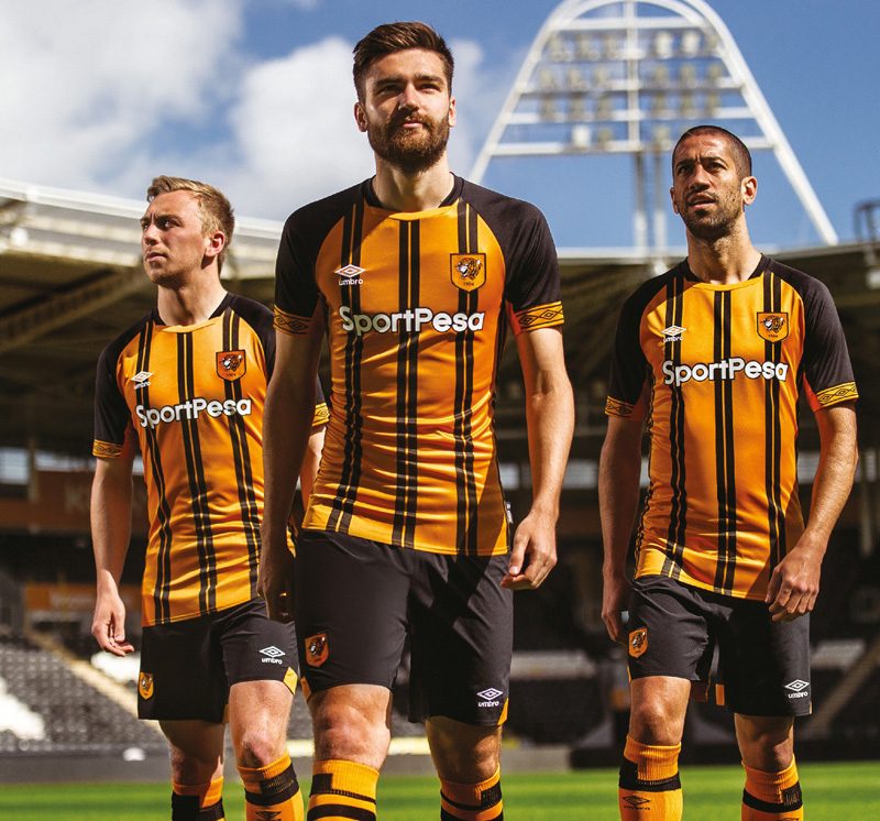 Hull City 2018/19 Umbro Home Kit Football Shirts