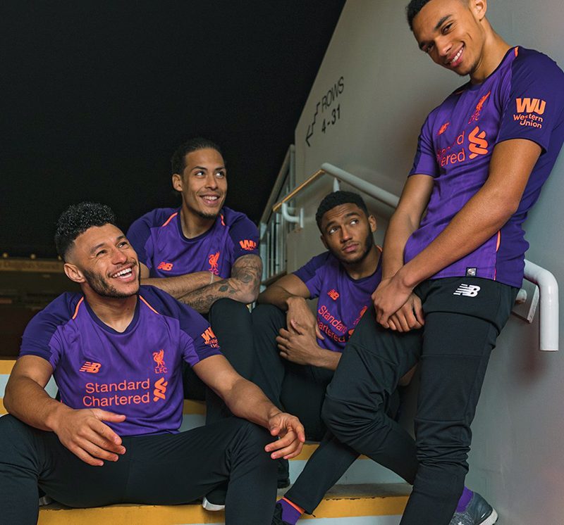 Liverpool 2018-19 New Balance Away Kit Football Shirt