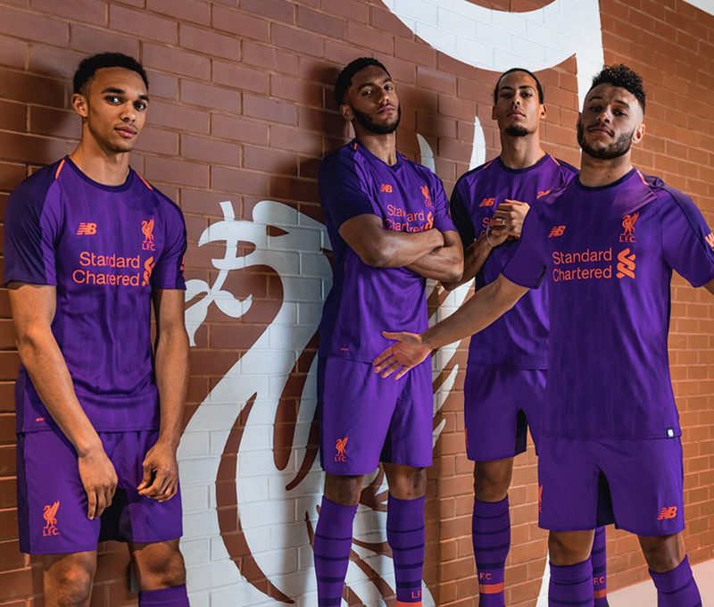 Liverpool 2018-19 New Balance Away Kit Football Shirt