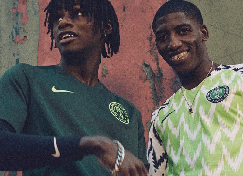 Nigeria 2018 World Cup Nike Home Kit Football Shirt