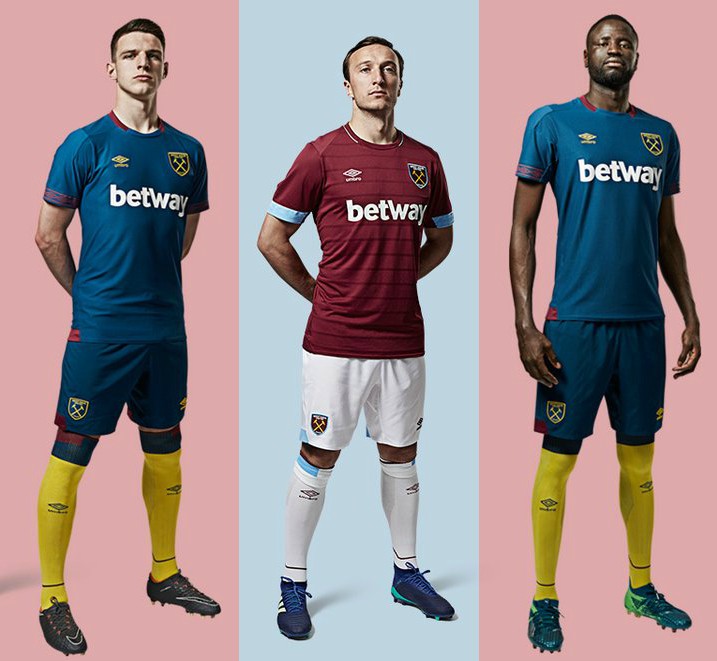 West Ham United 2018-19 Umbro Home and Away Kit