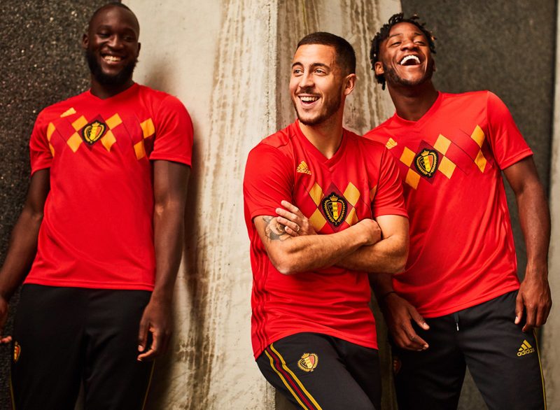 Belgium 2018 World Cup Adidas Home Away Kit