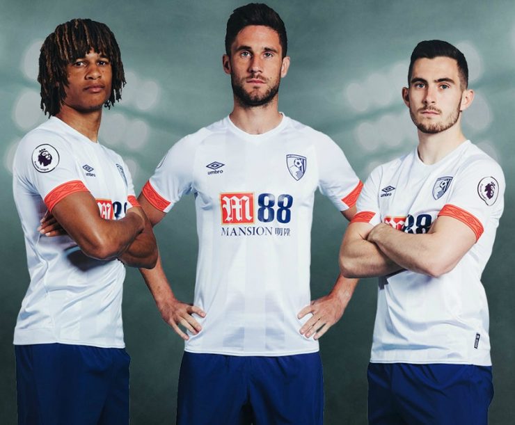 Bournemouth 2018-19 Umbro Away Kit Football Shirt