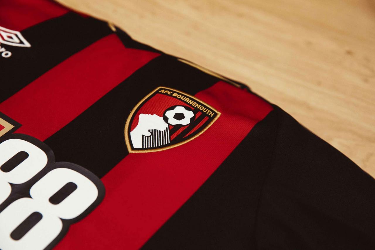 Bournemouth 2018-19 Umbro Home Kit Football Shirt