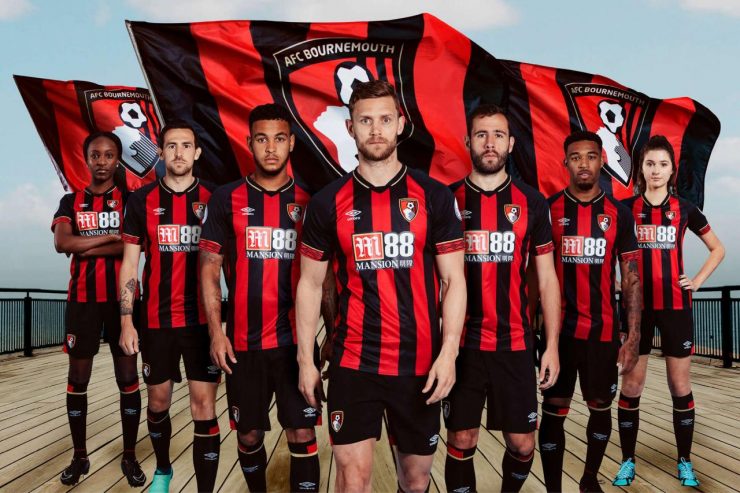 Bournemouth 2018-19 Umbro Home Kit Football Shirt