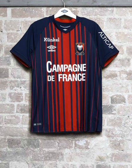 Caen 2018-19 Umbro Home Kit Football Shirt