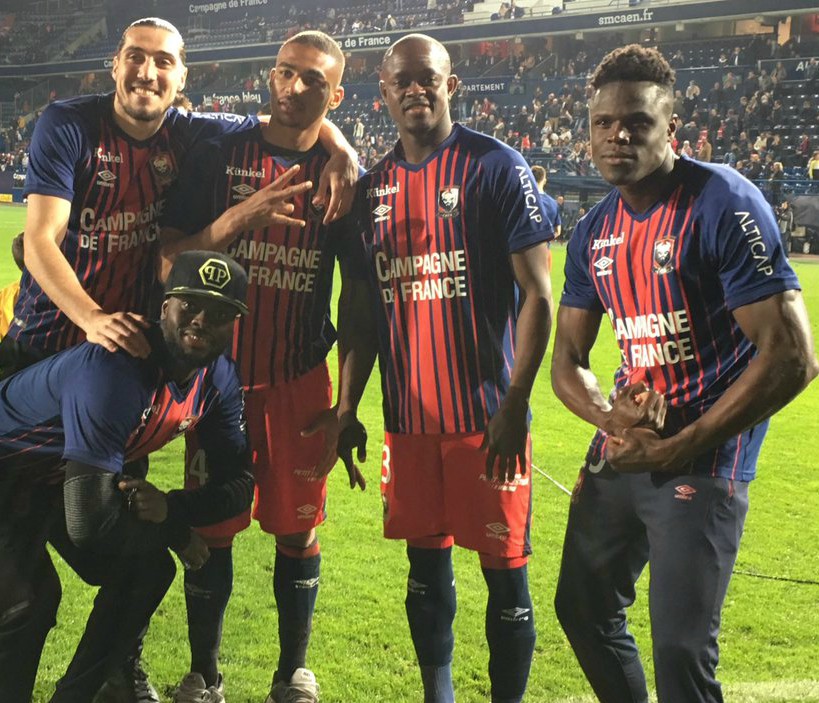 Caen 2018-19 Umbro Home Kit Football Shirt