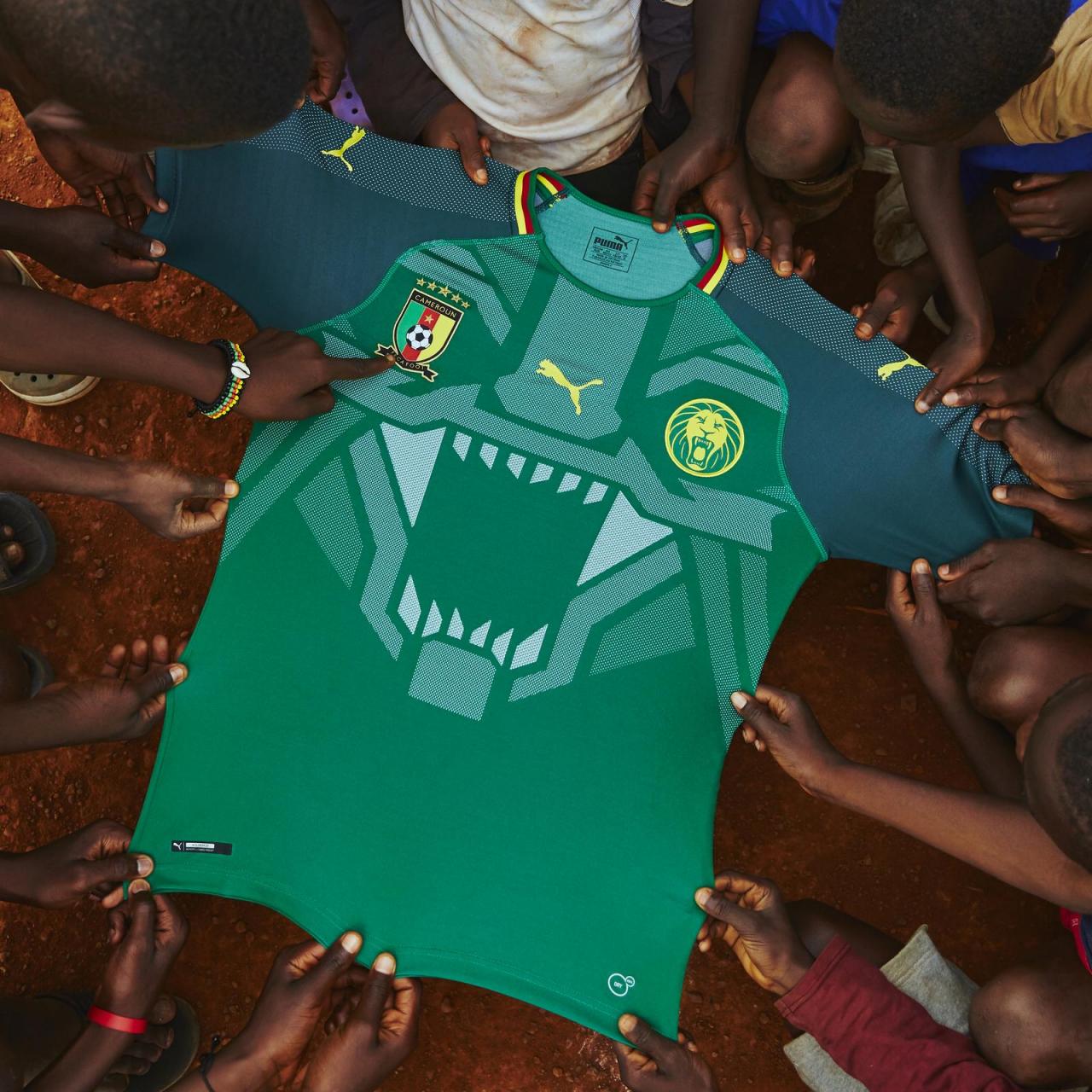 Cameroon 2018 Puma Home Kit Football Shirt