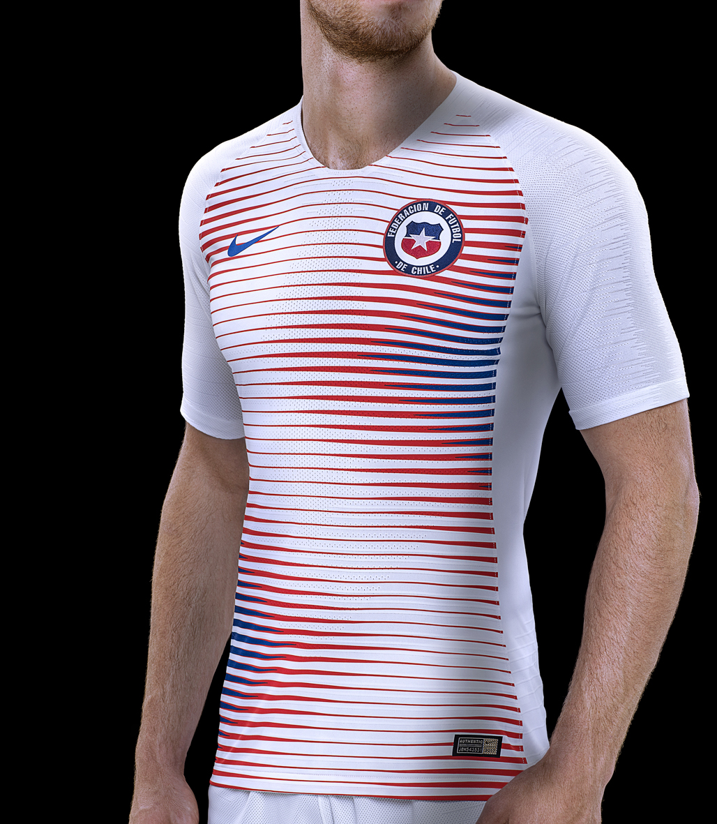 Chile 2018 Nike Home Away Kit Football Shirt