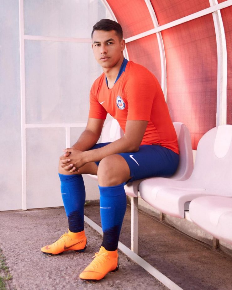 Chile 2018 Nike Home Away Kit Football Shirt