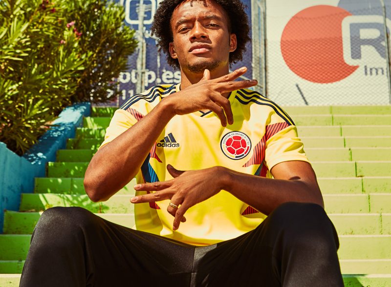 Colombia 2018 World Cup Adidas Home Away Kit