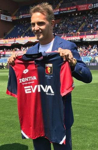 Genoa 2018-19 Lotto Home Kit Football Shirt