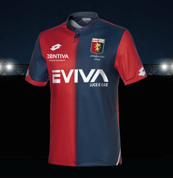 Genoa 2018-19 Lotto Home Kit Football Shirt