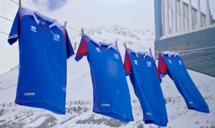 Iceland 2018 World Cup Errea Kits Football Shirts
