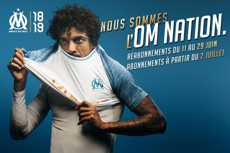 Marseille 2018-19 Puma Home Kit Football Shirt