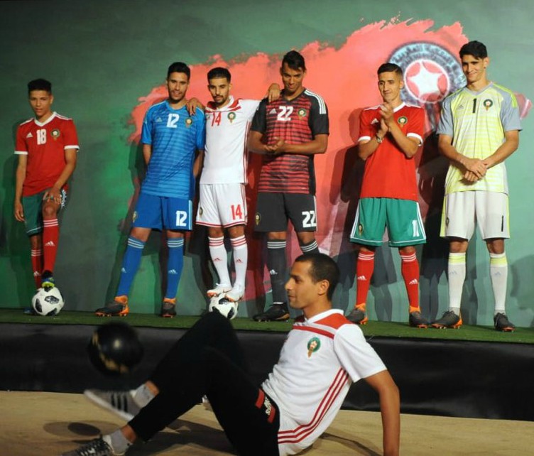 Morocco 2018 World Cup Adidas Home Kit Football Shirt