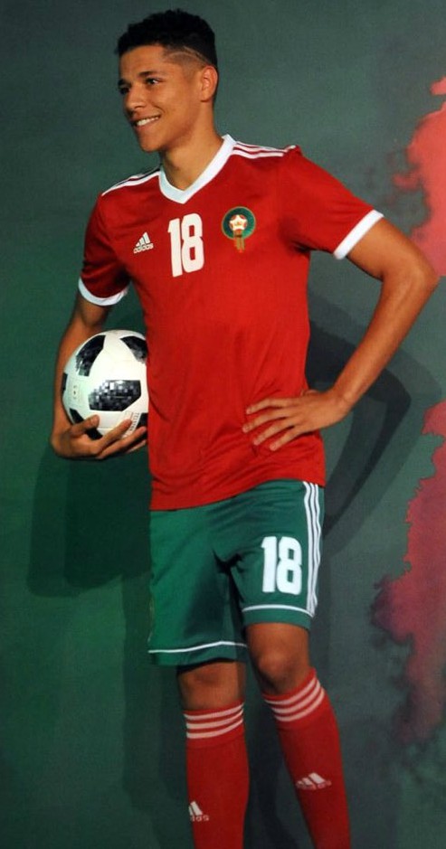 Morocco 2018 World Cup Adidas Home Kit Football Shirt