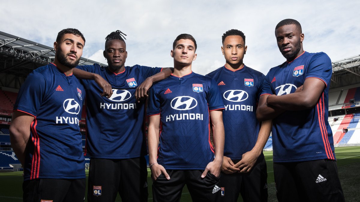 Olympique Lyon 2018-19 Adidas Home And Away Kit