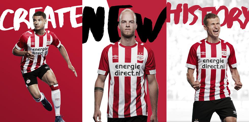 PSV 2018-19 Umbro Home Away Kit Football Shirt