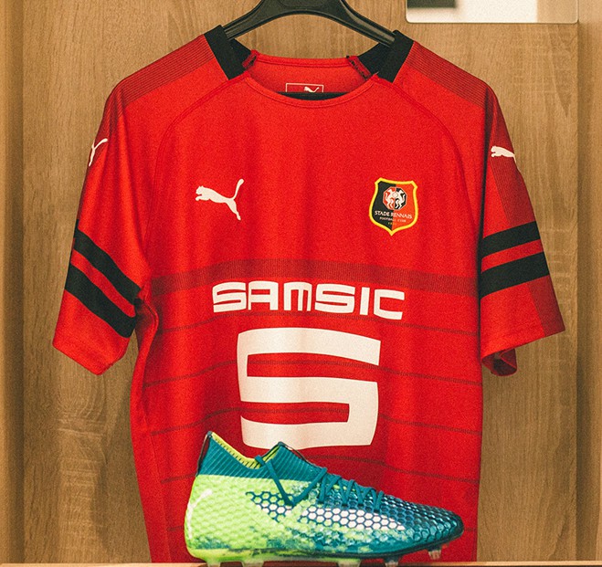 Rennes 2018-19 Puma Home Kit Football Shirt