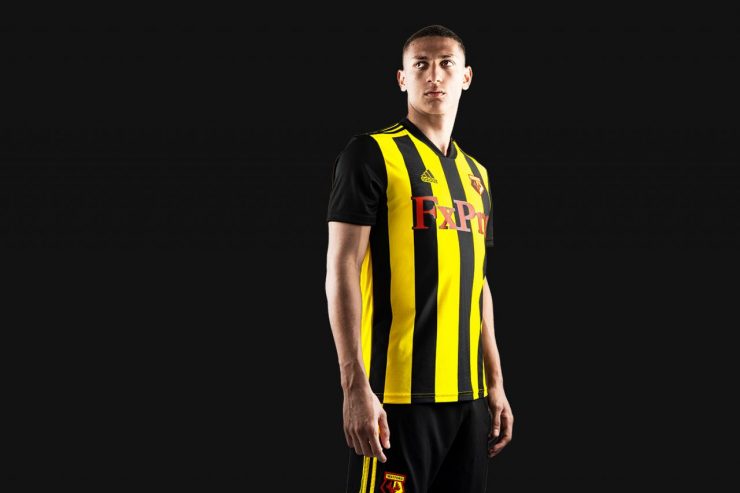 Watford 2018/19 Adidas Home Kit Football Shirt