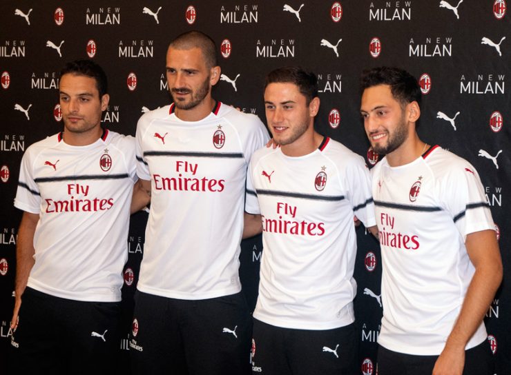AC Milan 2018-19 Puma Away Kit Football Shirt