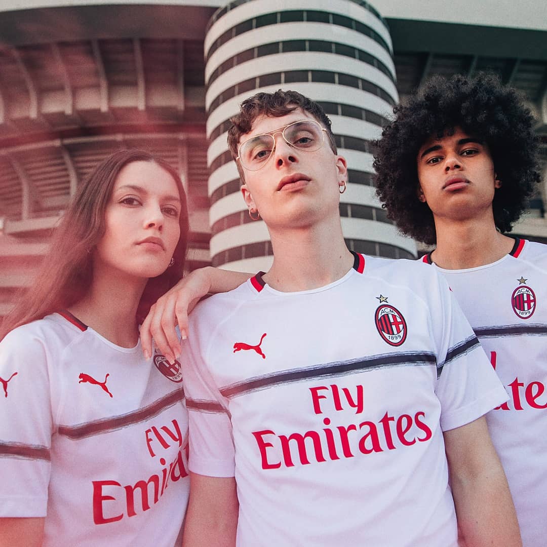AC Milan 2018-19 Puma Away Kit Football Shirt