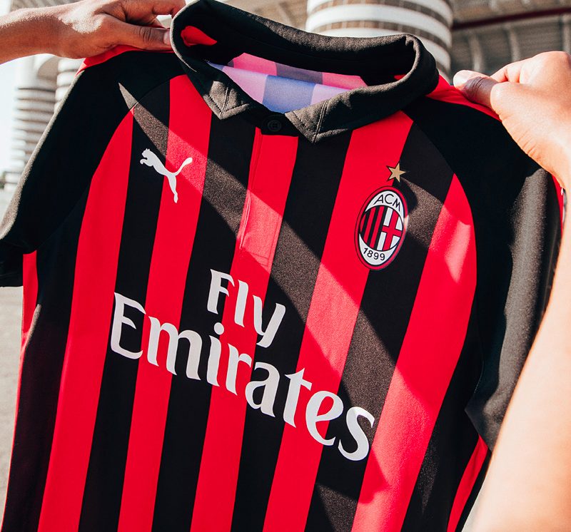 AC Milan 2018-19 Puma Home Kit Football Shirt