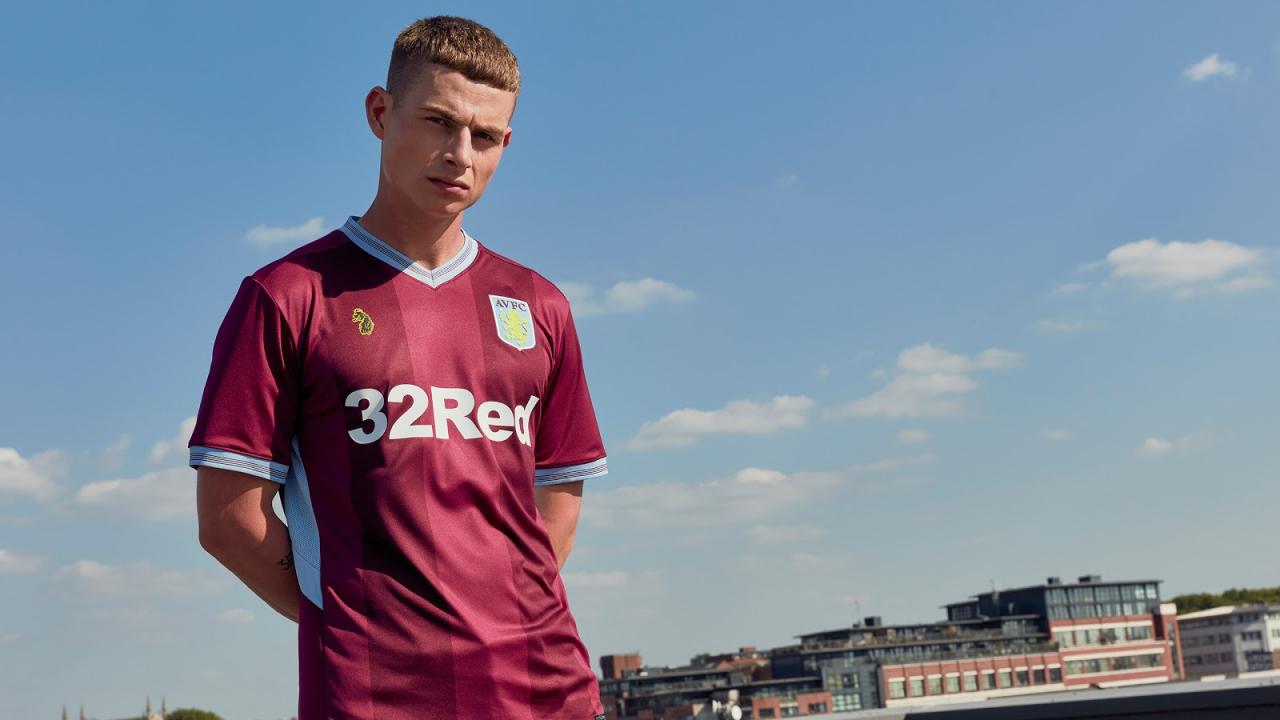 Aston Villa 2018-19 Home & Away Kits