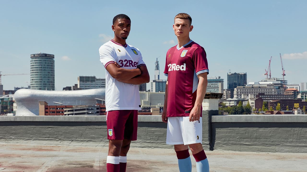 Aston Villa 2018-19 Home & Away Kits