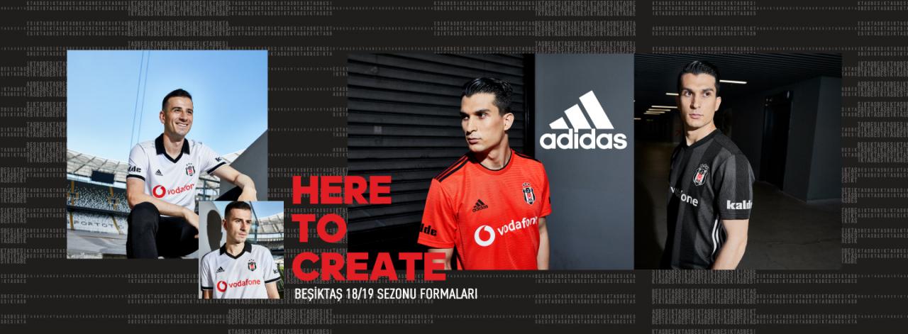 Besiktas 2018-19 Adidas Home, Away & Third Kits