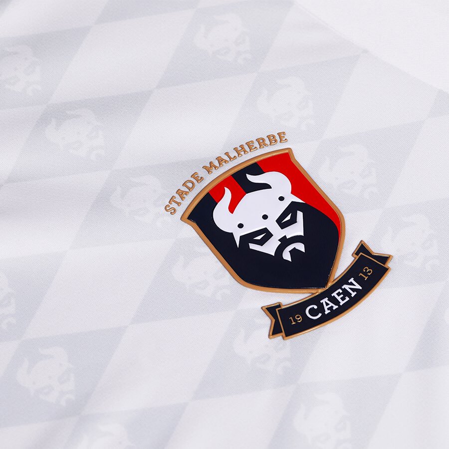 Caen 2018-19 Umbro Home Kit Football Shirt