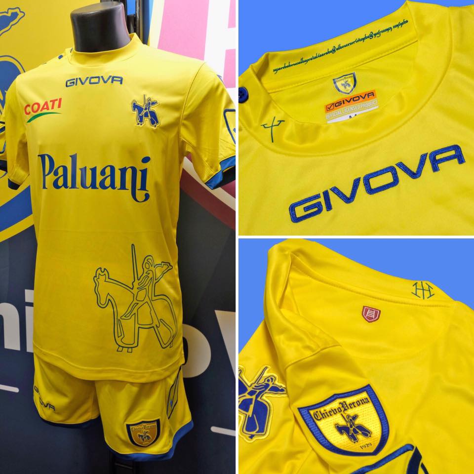 Chievo Verona 2018-19 Home Away & Third Kits