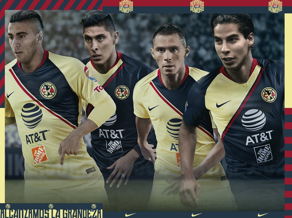 Club America 2018-19 Nike Home & Away Kits