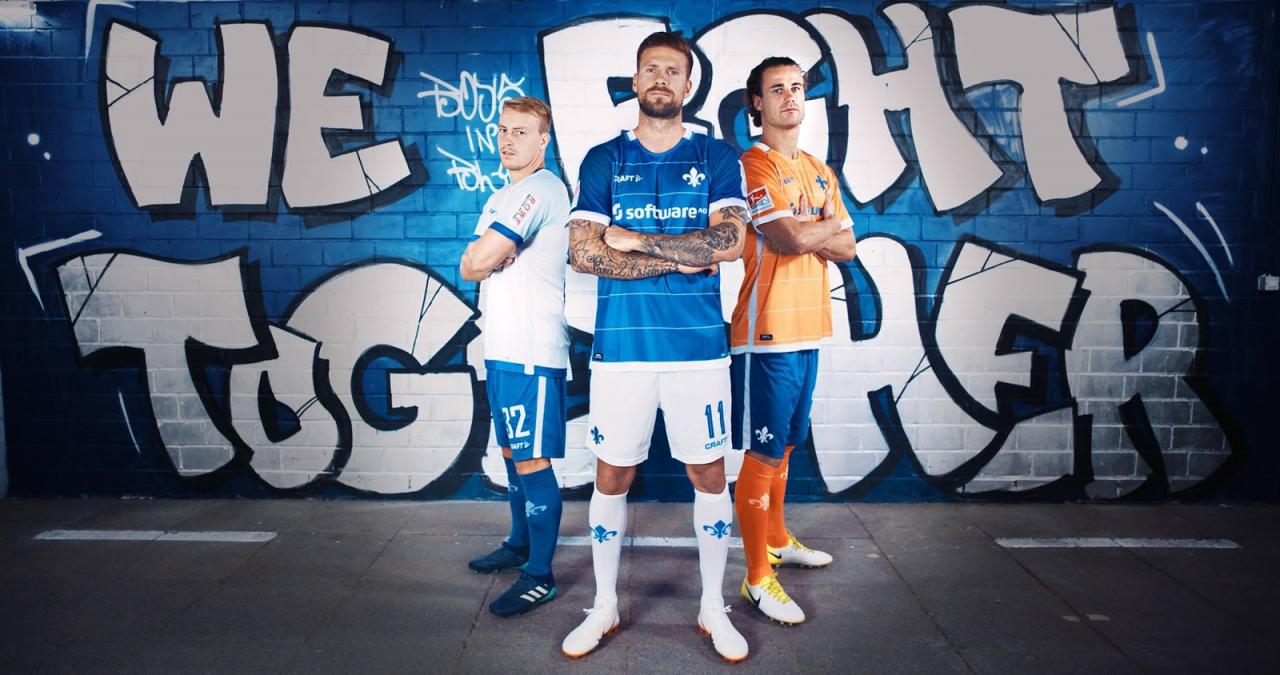 Darmstadt 2018-19 Craft Home Away & Third Kits