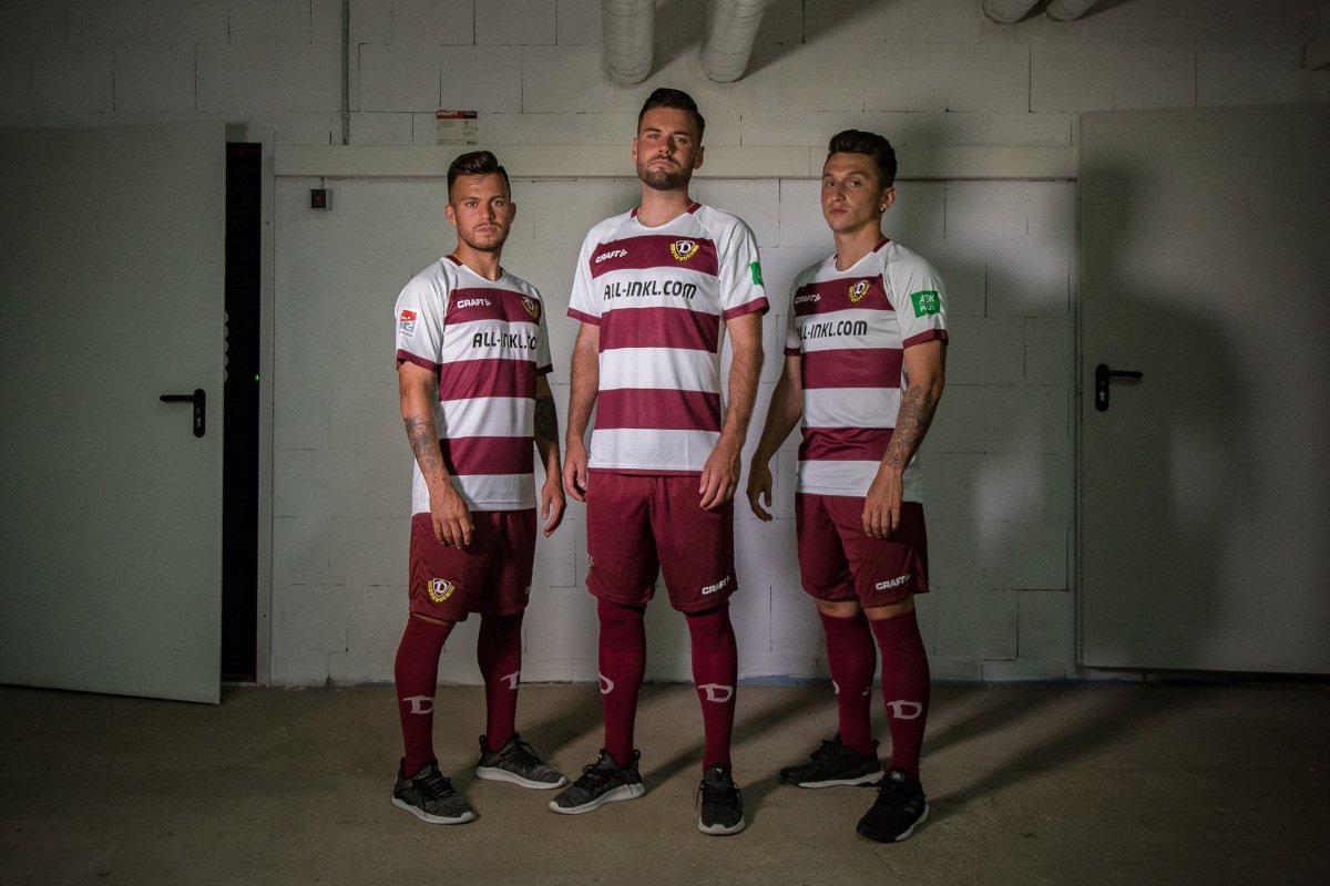 Dynamo Dresden 2018-19 Home & Away Kits