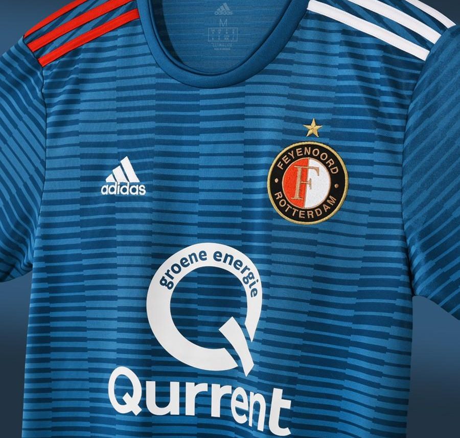 Feyenoord 2018-19 Adidsa Away Kit Football Shirt