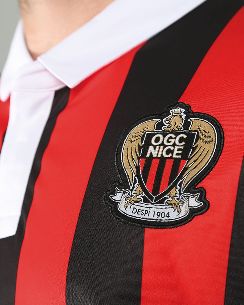 Four OGC Nice 2018-19 Macron Home & Away Kits