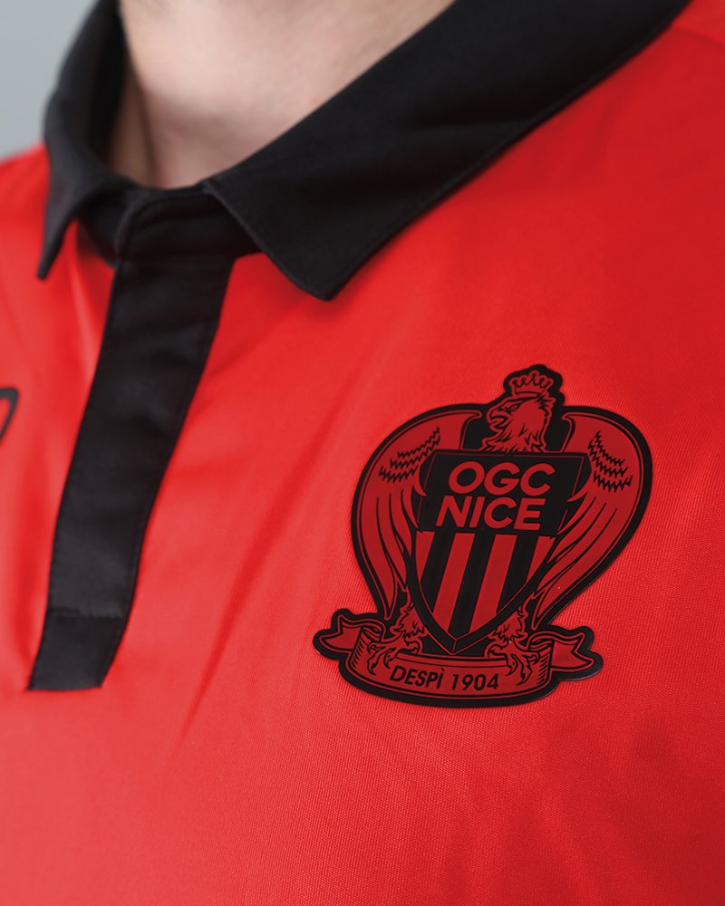Four OGC Nice 2018-19 Macron Home & Away Kits