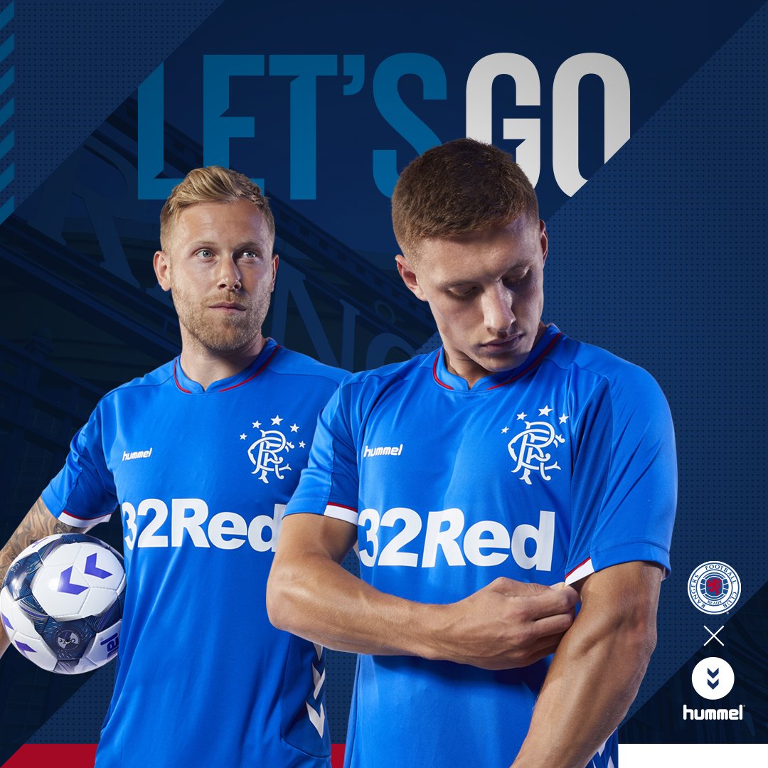 Glasgow Rangers 2018-19 Hummel Home Away & Third Kits