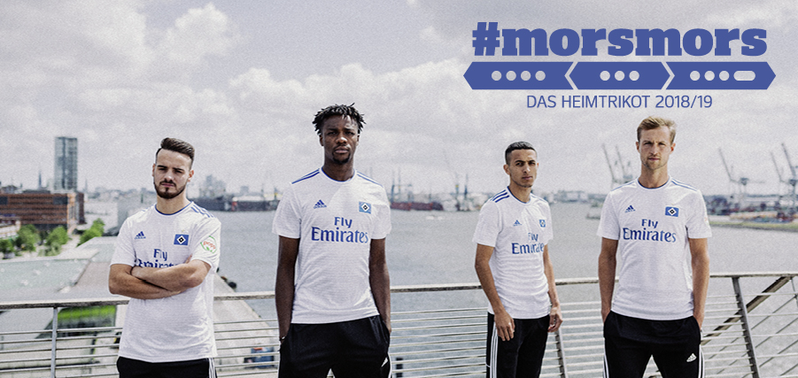 Hamburg 2018-19 Adidas Home Kit Football Shirt