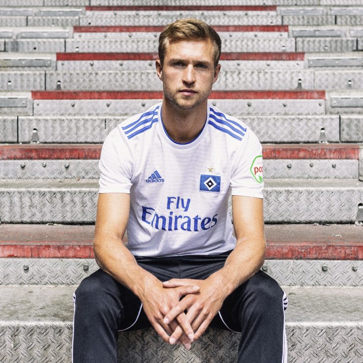 Hamburg 2018-19 Adidas Home Kit Football Shirt