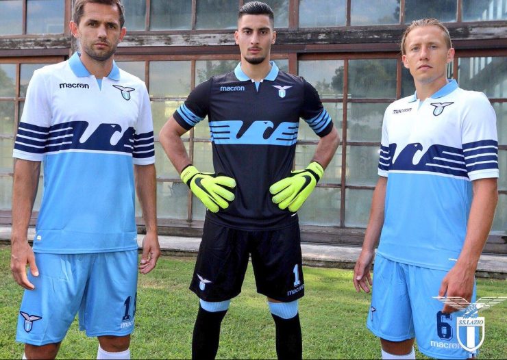 Lazio 2018-19 Macron Home Kit Football Shirt