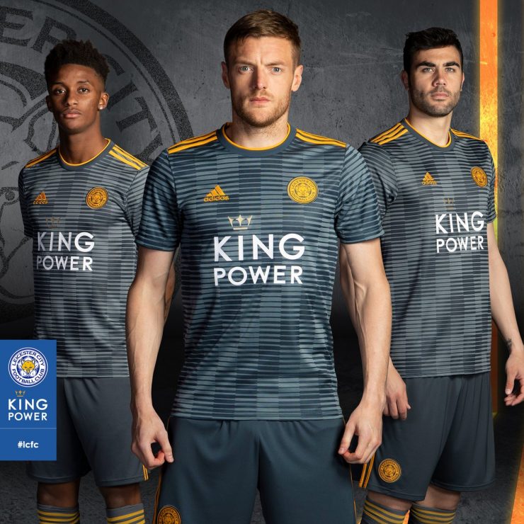 Leicester City 2018-19 Adidas Away Kit Football Shirt