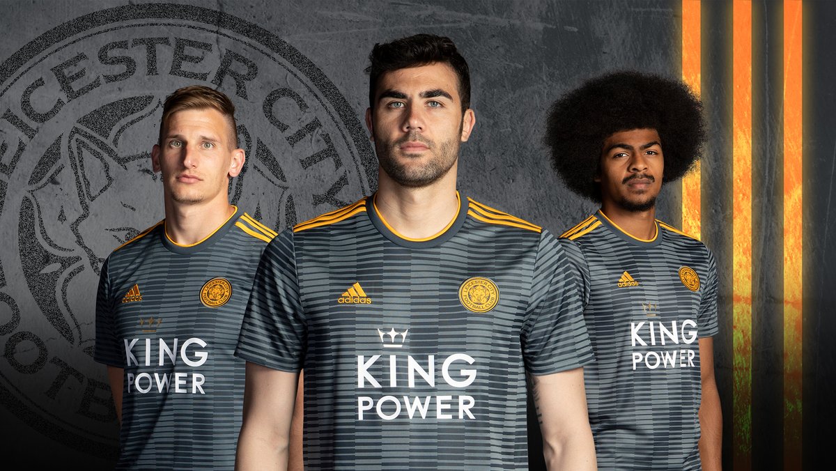 Leicester City 2018-19 Adidas Away Kit Football Shirt